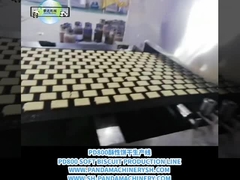 Línea de galletas de A a Z Línea de procesamiento de galletas automática completa 500 kg/h Equipo para hacer galletas