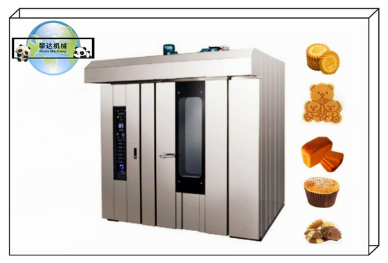 PD32G CE Approval Factory Price Gas Fired Rotary Oven 32 Trays Rotary Rack Oven Bakery Equipment For Bread Cookie Cake
